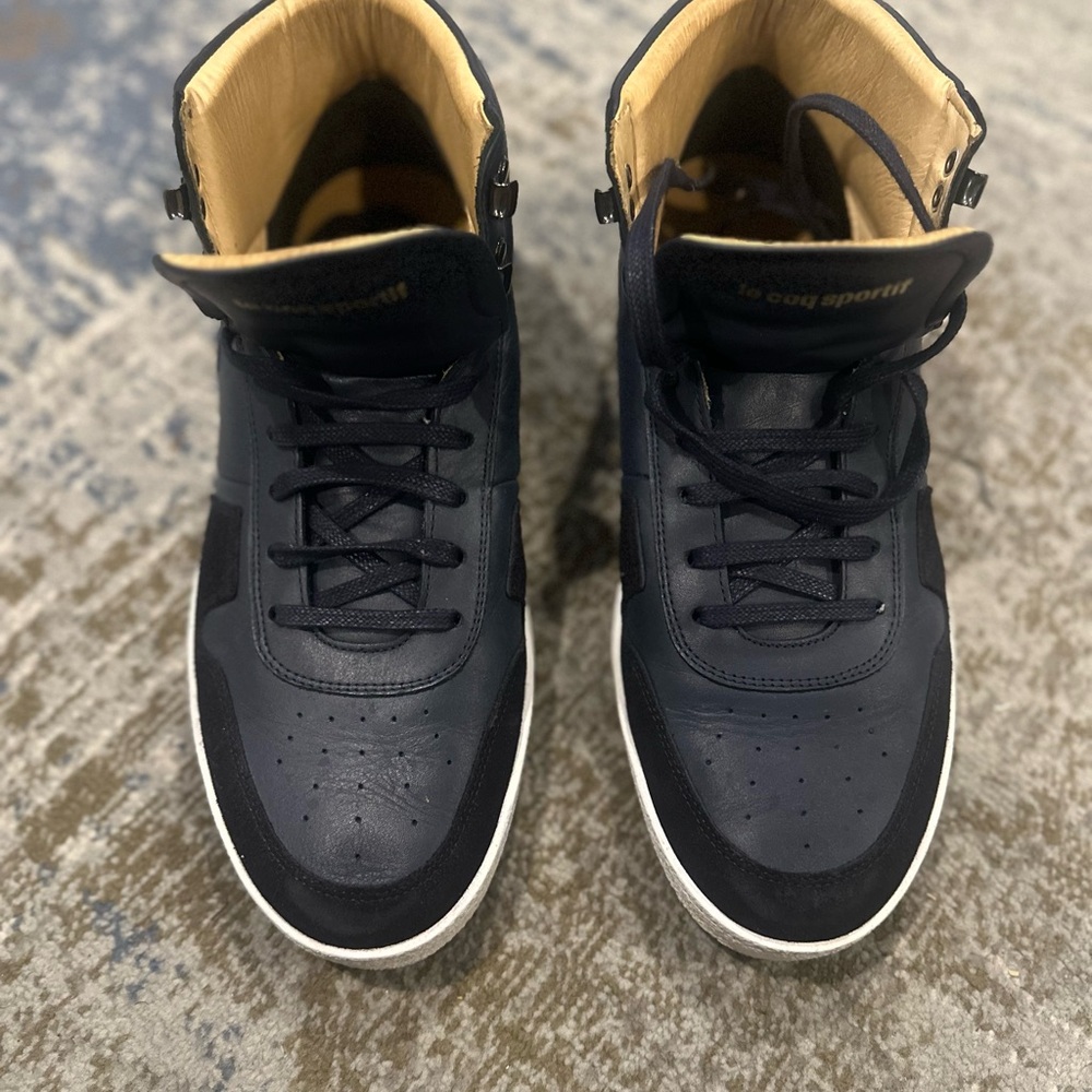 Le Coq Sportif Men's Black High-Top Sneakers